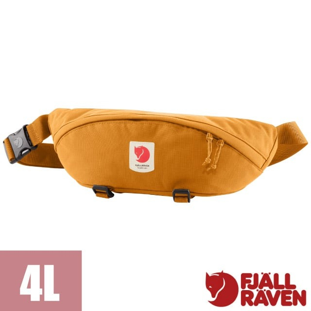 【Fjallraven 小狐狸】Ulvö Hip Pack Large 4L 輕便隨身腰包/23166-171 金橘✿30E010